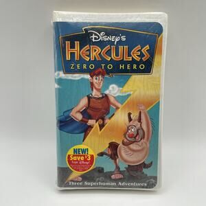Hercules Zero to Hero VHS 1999 Clam Shell Brand New Sealed RARE NOT ON DISNEY+